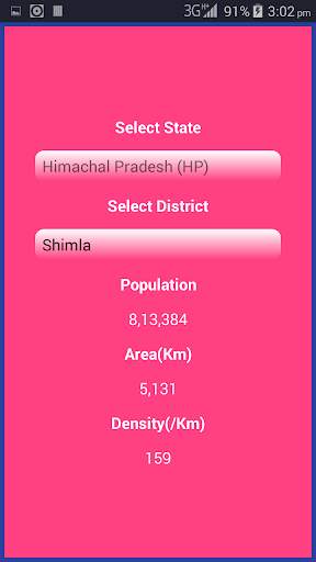 "Information about India" screenshot 3