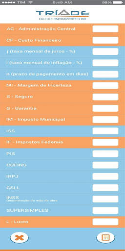 TRÍADE BDI App versão 1.1 screenshot 2