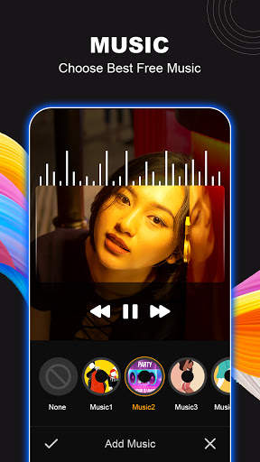 Slideshow Photo video maker with music - Particle screenshot 4