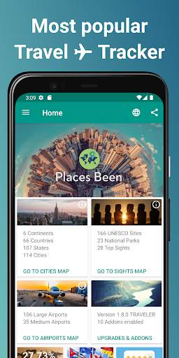 Places Been - Travel Tracker screenshot 1