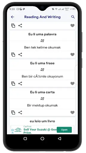 Turco Aprender 3 تصوير الشاشة