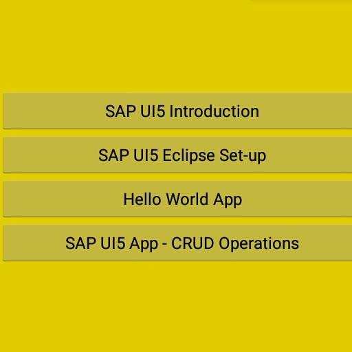 Fiori, UI5 and OData - Quick Start Guide 1.0