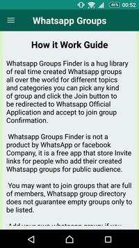Groups Finder for Whatsapp screenshot 3