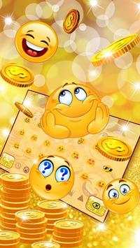 3D Gravity Emoji Keyboard Theme screenshot 3