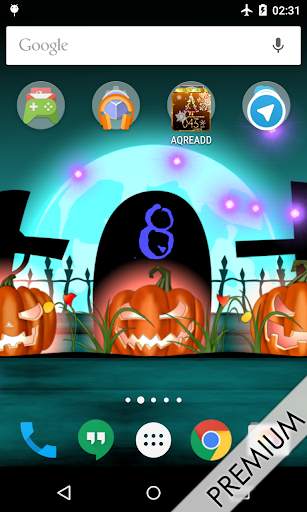 Halloween live wallpaper with countdown and sounds screenshot 6