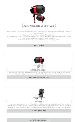 Audio Channels Checker स्क्रीनशॉट 9