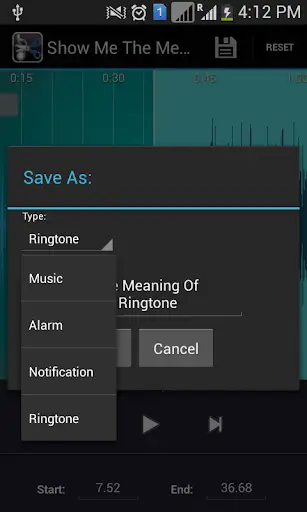Ringtone Cutter screenshot 3