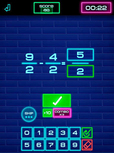 Desafio de Fração: Jogos de Matemática screenshot 11