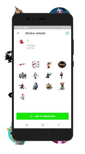 FreFire 🔥 Stickers WAStickersApps F🔥F screenshot 2
