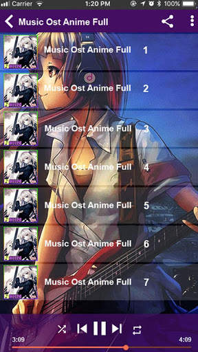 Music Ost Anime Full Offline J-pop Collection screenshot 2