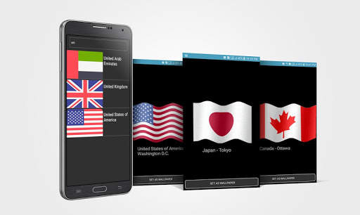 World Flags - Live Wallpapers- All countries flags screenshot 1