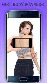 Girl Cloth Body Scanner Naked Sexy Girl Prank App! screenshot 3