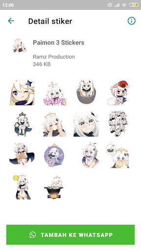 Genshin Impact Sticker For WhatsApp screenshot 4