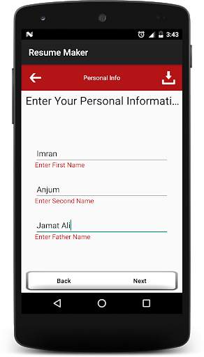 CV Builder & Resume Builder App Free screenshot 4