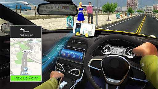 Airport Taxi Sim 2019 4 تصوير الشاشة