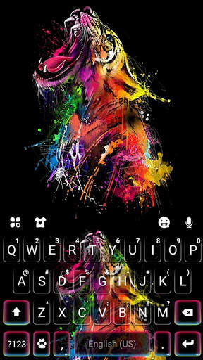 Wild Tiger Roar Keyboard Theme screenshot 5