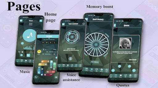 Infographic Launcher - HideApp screenshot 4
