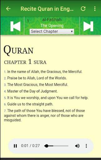 Al Quran - English Translation скриншот 3