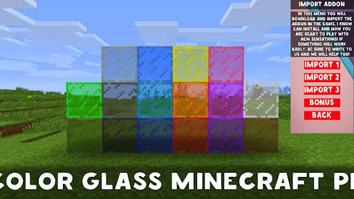 Color Glass Mod for Minecraft screenshot 1