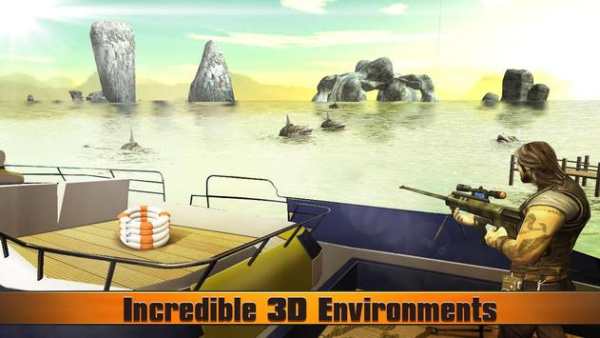 Shark Shooting 3D screenshot 2