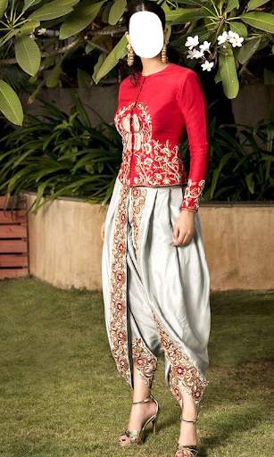 Women Dhothi Fashion Suit screenshot 3