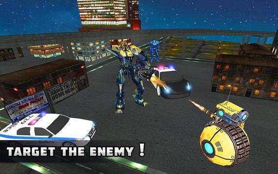 Police Transformation Robot: Police Car Robot Wars screenshot 1