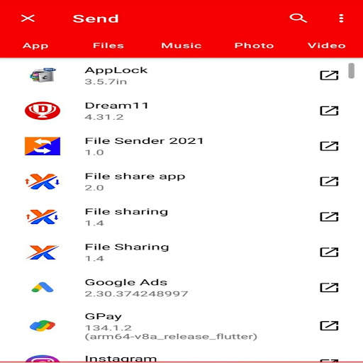 X Sender - Share apps & Files screenshot 2