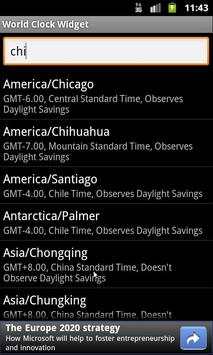 World Clock Widget screenshot 4