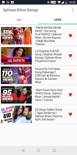 Salman Khan Hindi Hit Video Songs screenshot 2