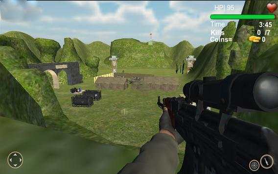 Mountain Sniper Commando Shooting - FPS 3D War screenshot 8