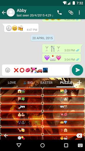Dragon Emoji Keyboard Theme screenshot 4