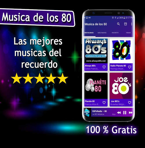 Musica de los 80 Gratis screenshot 1