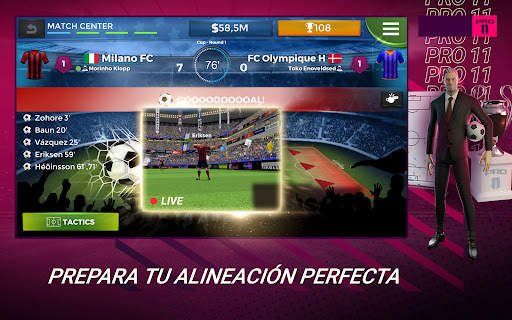 Pro 11 - Football Manager Game screenshot 6