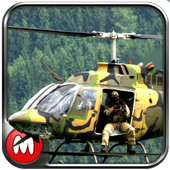 Gunship helicopter sniper icon