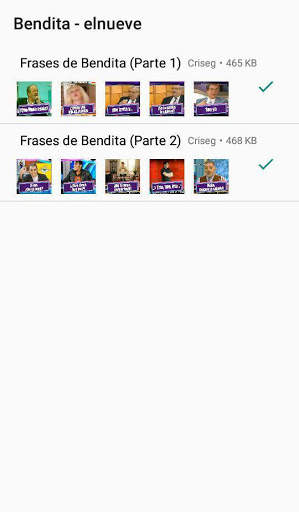 Stickers de Bendita screenshot 1