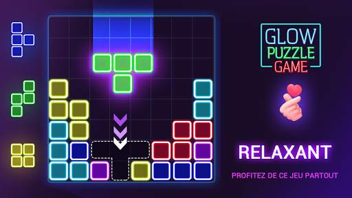 Glow Block Puzzle screenshot 2