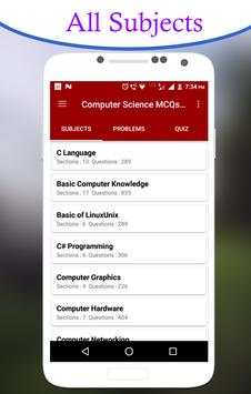 📗 Computer Science MCQs ✍ All Subjects MCQs  📘 1 تصوير الشاشة