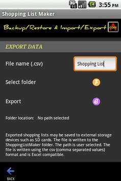 Shopping List Maker screenshot 8