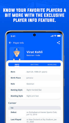 CricZoo - Fastest Cricket Live Line Score & News screenshot 7
