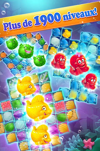 Mermaid -puzzle match-3 trésor screenshot 2