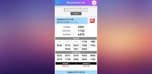 4D Live Draw Results screenshot 4