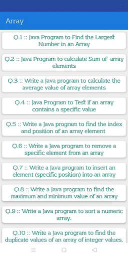 Java Quiz and Programming screenshot 2