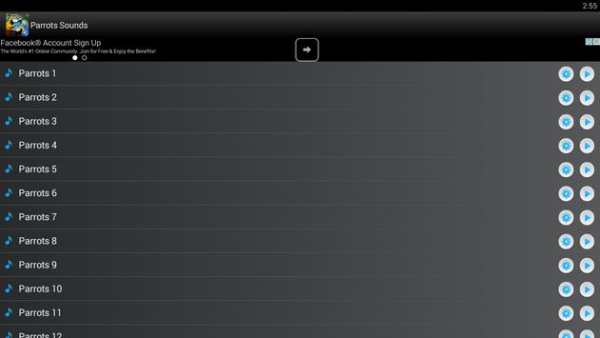 Parrots Bird Sounds Ringtones screenshot 5