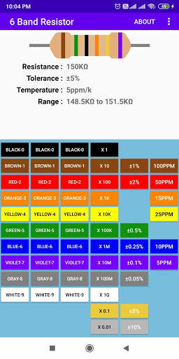 Resistor Code Calculator screenshot 2