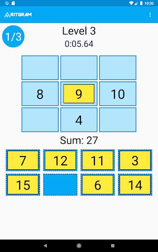 Magic Squares - Math Puzzles - Aritgram screenshot 15