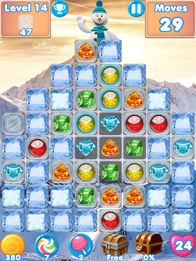 Snowman Swap - match 3 games and Christmas Games screenshot 11