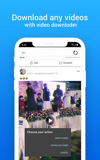 Video downloader HD for Facebook screenshot 1