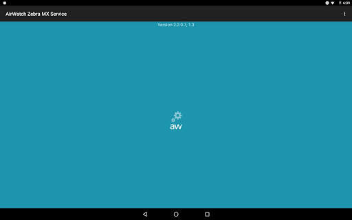 AirWatch Zebra MX Service 3 تصوير الشاشة