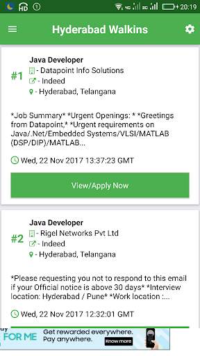 Hyderabad Jobs App screenshot 6