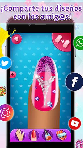 Salon de Uñas Juego de Diseño screenshot 2